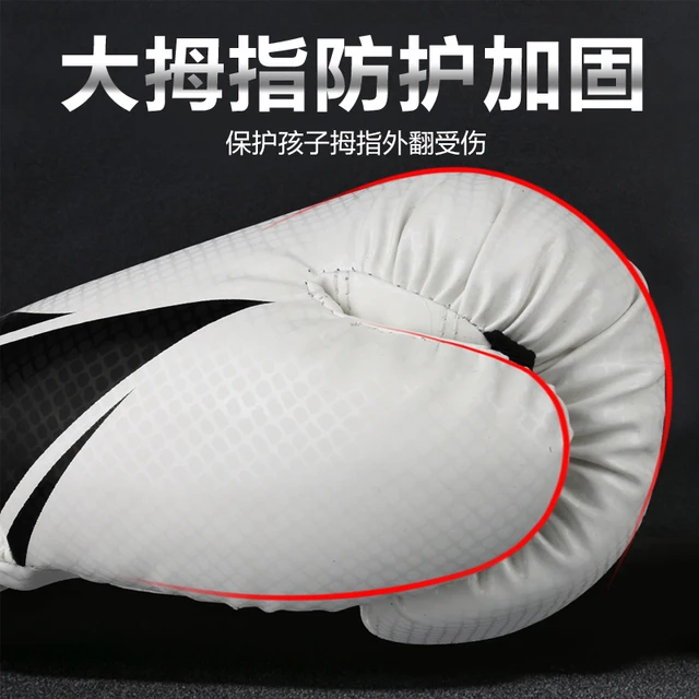 HIGH Quality Adults Women/Men Boxing Gloves Leather MMA Muay Thai Boxe De Luva Mitts Sanda Equipments8 10 12 6OZ boks 6