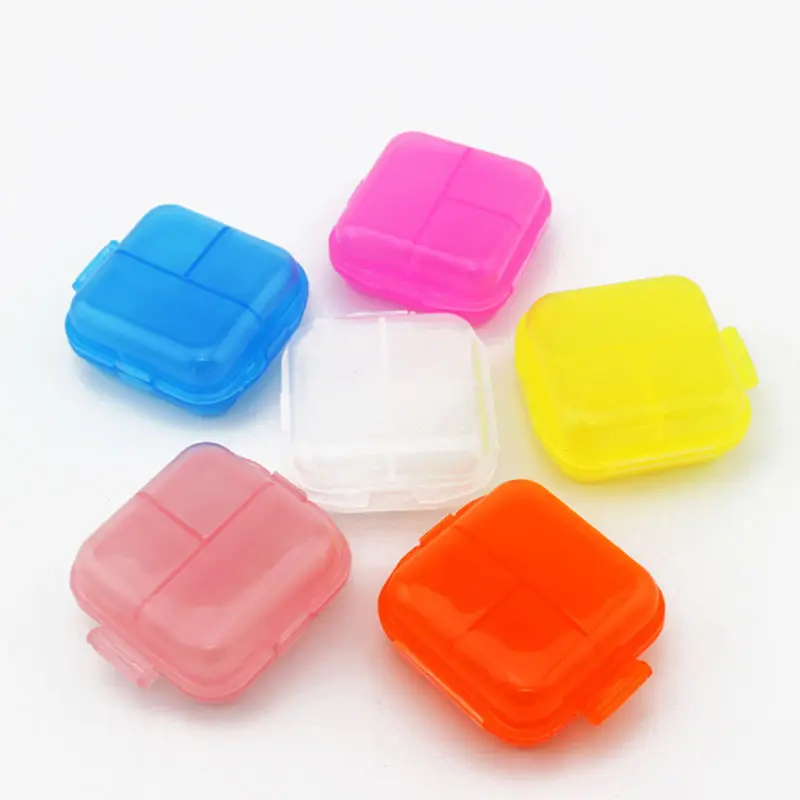 

Double Layer Pill Medicine Box Holder Jewelry Organizer Container bottle New
