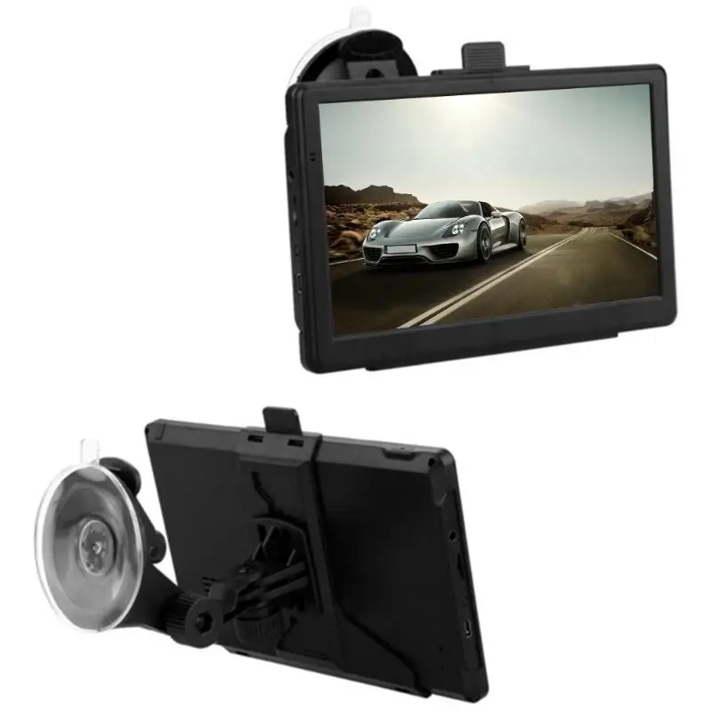 Портативный 7 дюймов HD Автомобильный gps навигатор FM Bluetooth Сенсорный экран gps навигатор видео плеер грузовик gps навигаторы автомобильный