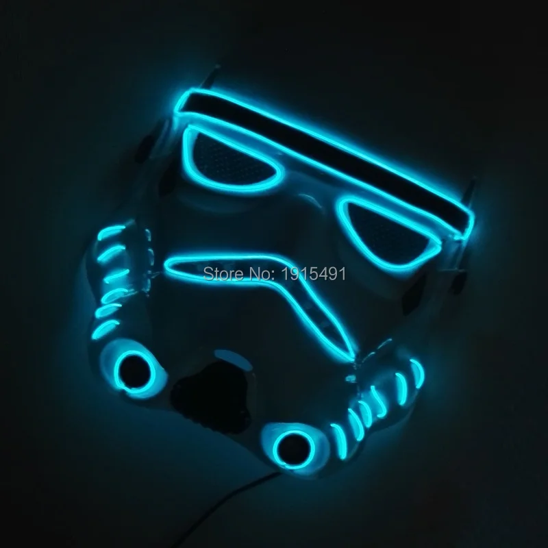 Новое поступление модная Гибкая Рождественская Подарочная EL проволочная маска