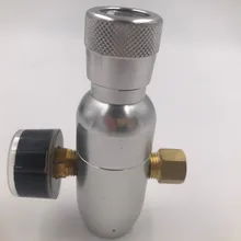 Премиум Регулируемый компактный CO2 инжектор, 0~ 150 psi, анодированный алюминиевый корпус