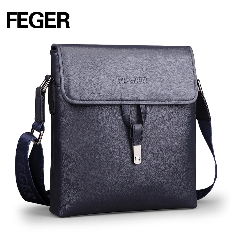 Buy FEGER Fashion Genuine Leather Business Bag Mens