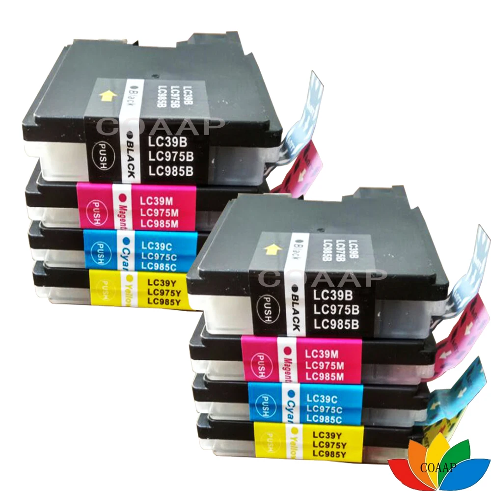8 X Lc985 Lc39 Lc975 Compatible Ink Cartridge For Brother Dcp J125 J315w J515w Mfc J265w J410 J415w - Ink Cartridges - AliExpress