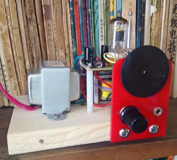 

6J1 tube, ultra regenerative FM radio suite, single light FM radio, aviation band, TVFM