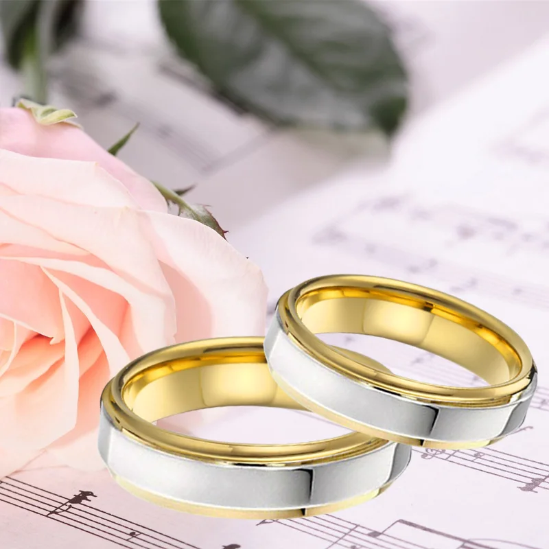 Love Alliance, титановое обручальное кольцо, Ювелирное кольцо для мужчин, 4 мм, 5 мм, юбилей, cz, обручальное кольцо, пара колец для женщин