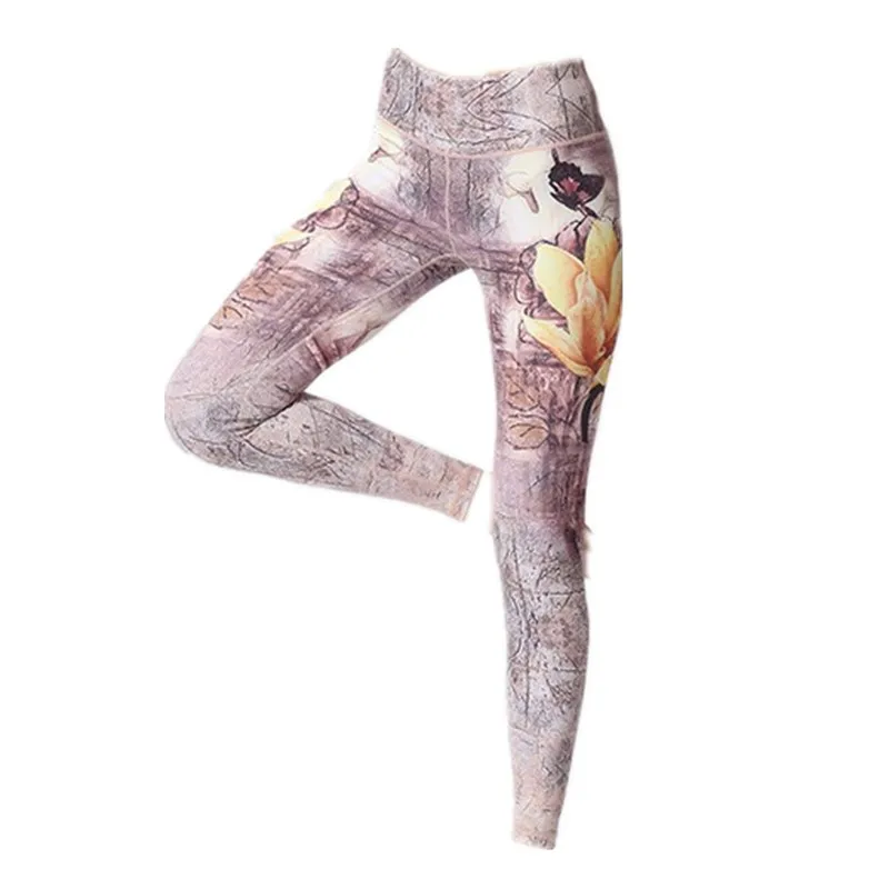 

2019 summer female sporting irenweave leggings weaving printed tie women pants fitness workout scrunch booty leggings