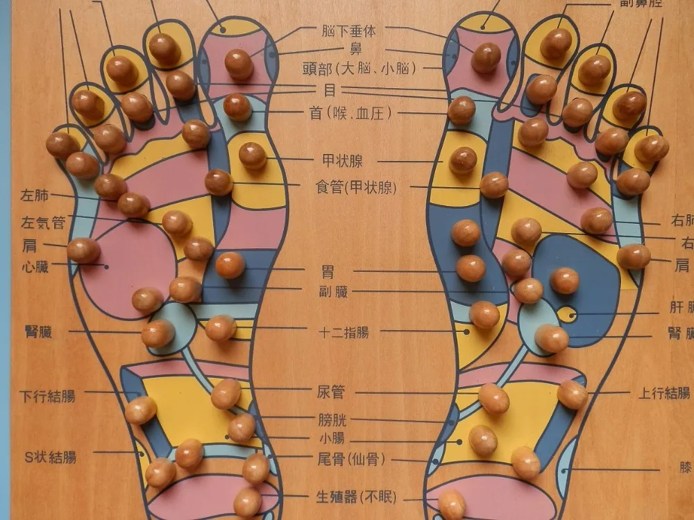 Акупрессура массаж ног здоровая Шаговая доска ног Рефлексология самолечение