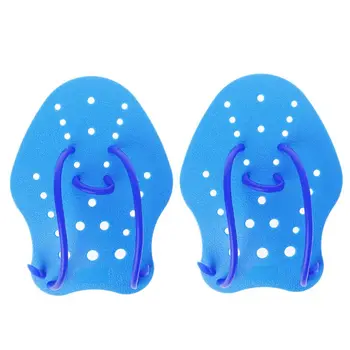 

1 Pair Swimming Paddles Adjustable Hand Webbed Gloves Hand Fin Training Diving Paddle Gloves Paddles Water Sports Gloves