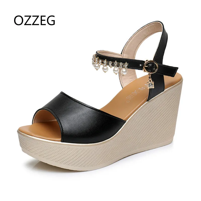 

Fashion Women Shoes High Heels Pumps Woman Shoes Open Toe Wedge Sandals Platform Sandals Fashion High Quality Sandalias Mujer