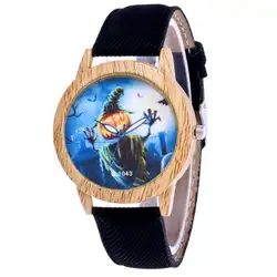 Высокое качество Женские часы Для женщин модные роскошные Для женщин Для мужчин Лесоматериалы часы аналоговые кварцевые браслет наручные