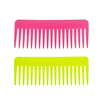 

Factory Sale Comb Hair Brush Professional Wide Tooth Pastel Comb Gentle Detangling Glides Easily Through Wet&Dry Hair Can logo