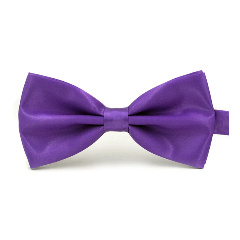 purple 1 шт джентльменский мужской классический Атласный Галстук-бабочка галстук для свадебной вечеринки регулируемый галстук-бабочка - Цвет: purple