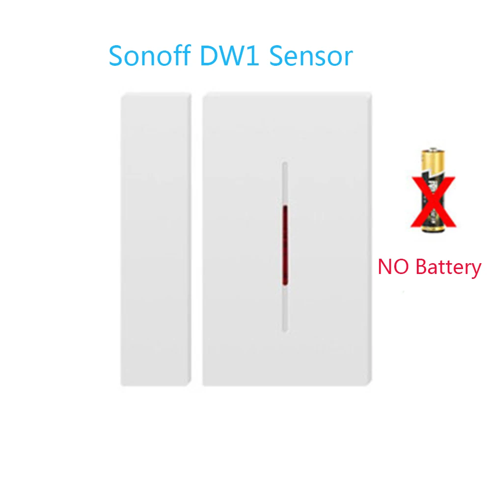 Sonoff RF мост 433 МГц для замены модуля домашней автоматизации универсальный переключатель Интеллектуальный Domotica Wi-Fi пульт дистанционного управления RF - Комплект: DW1 Sensor