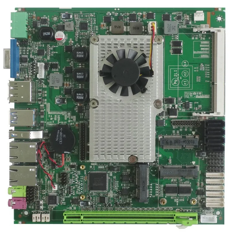 

Intel QM77 Industrial Mini Itx Motherboard Intel core i3 i5 i7 CPU with 2xPCI slots LVDS Main board