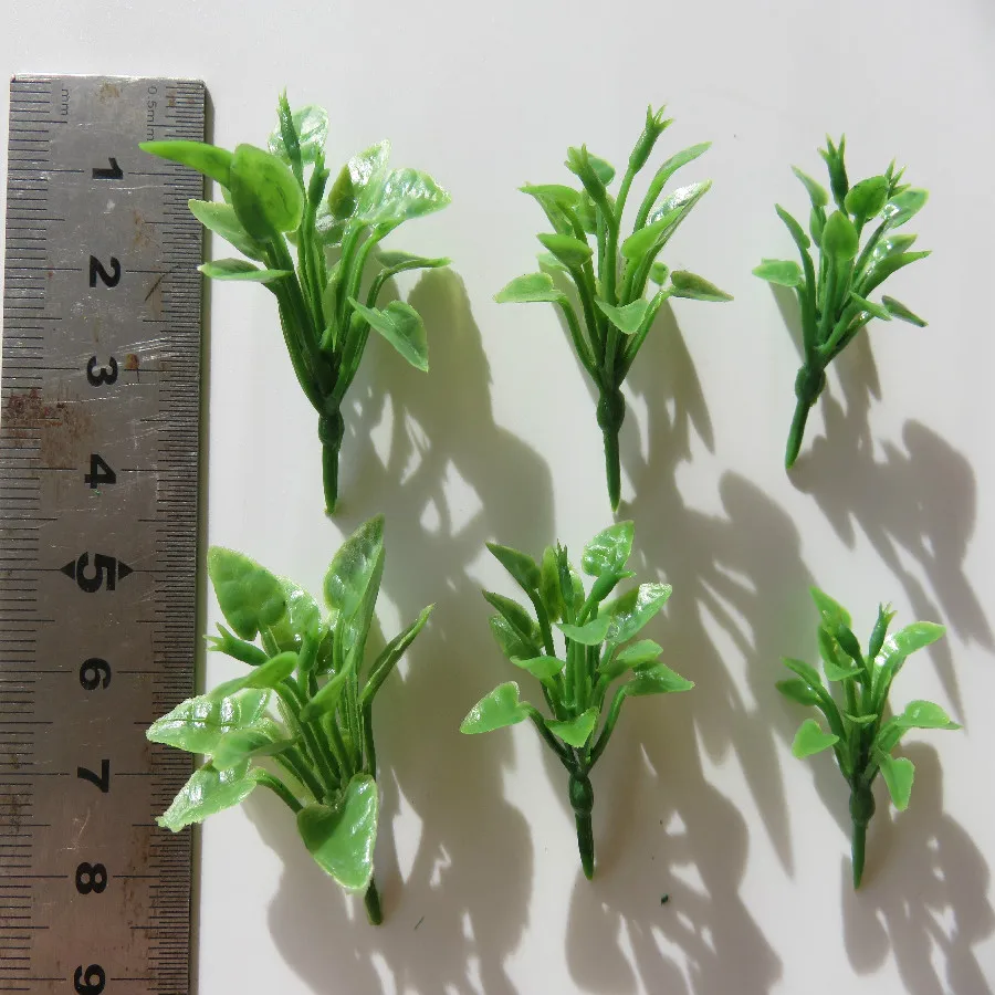 

4cm 50pcs/lot environment model flower group DIY cottage construction sand table model flower