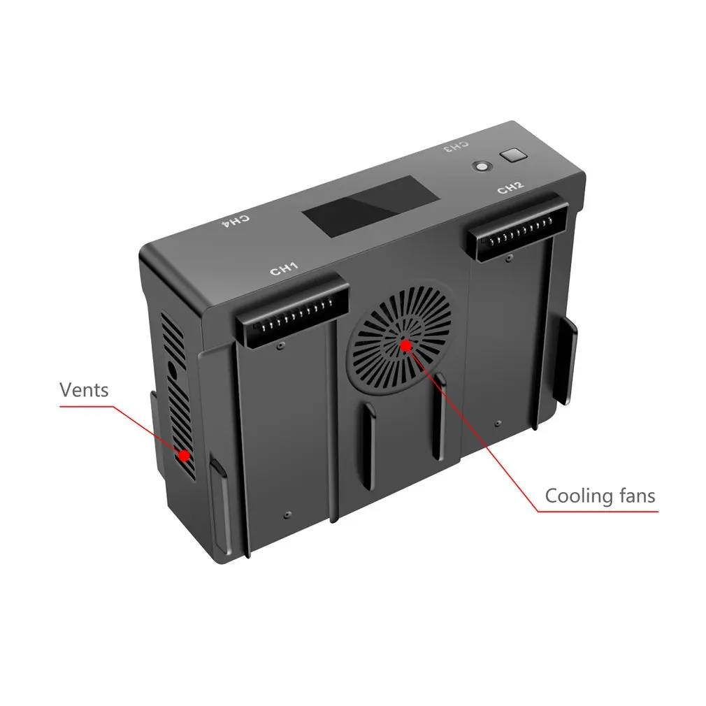 

Charging Hub Drone Charger For DJI Mavic 2 4in1 Rapid Smart Multi Battery Intelligent Charger With LCD Display