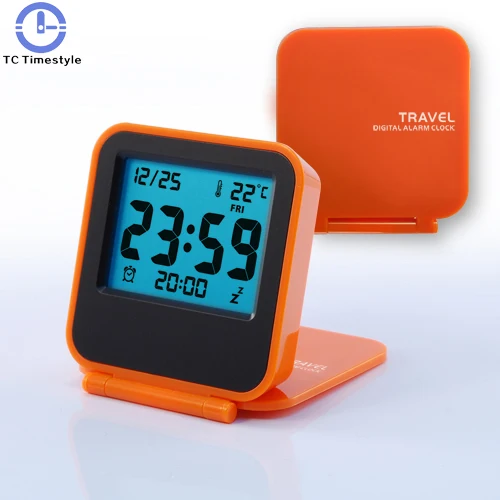 Simple Modern Convenient Portable Alarm Clock Electronic Mini Travel Simple Modern Convenient Portable Alarm Clock Electronic Mini Travel Bedside Silent Awakening Slamming Creative In Clocks From Home Garden On