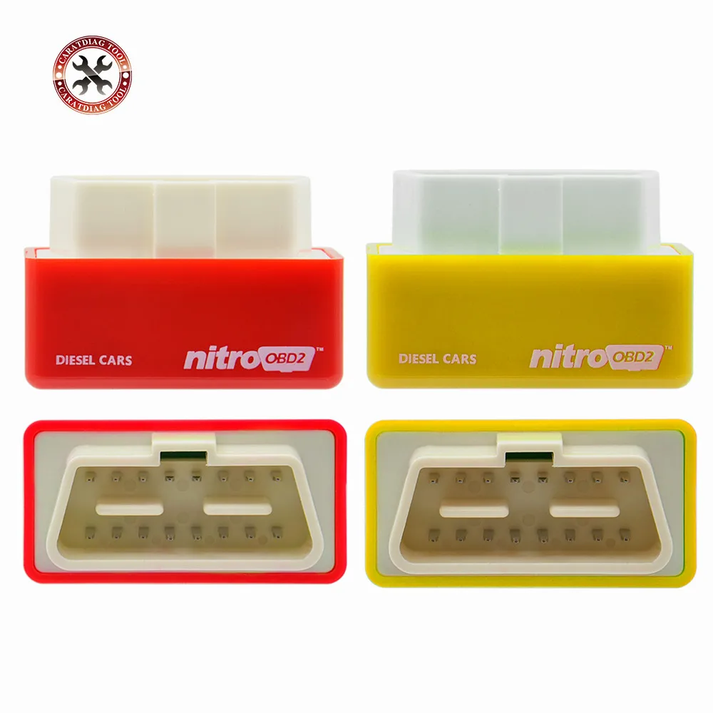 

Best Design Save Fuel OBD2 Interface Diesel Cars Auto Chip Tuning Nitro OBD2 Your Own Driver NITROOBD2 Red Yellow