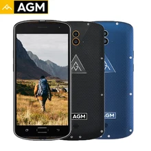 Оригинал AGM X1 смартфон Qualcomm MSM8952 Восьмиядерный 64 г + 4 г IP68 водонепроницаемый 5.5 дюймов OTG Android 5.1 мобильные телефоны 5400 мАч 13MP