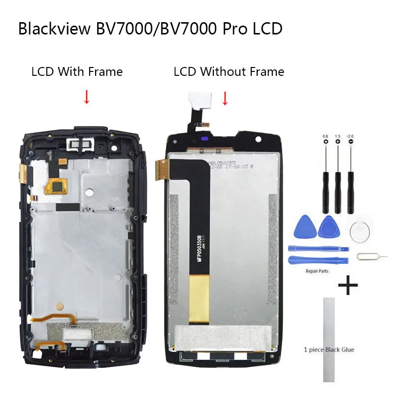 ЖК-дисплей сенсорный экран для Blackview BV7000 Pro LCD с рамкой combo | Мобильные телефоны и