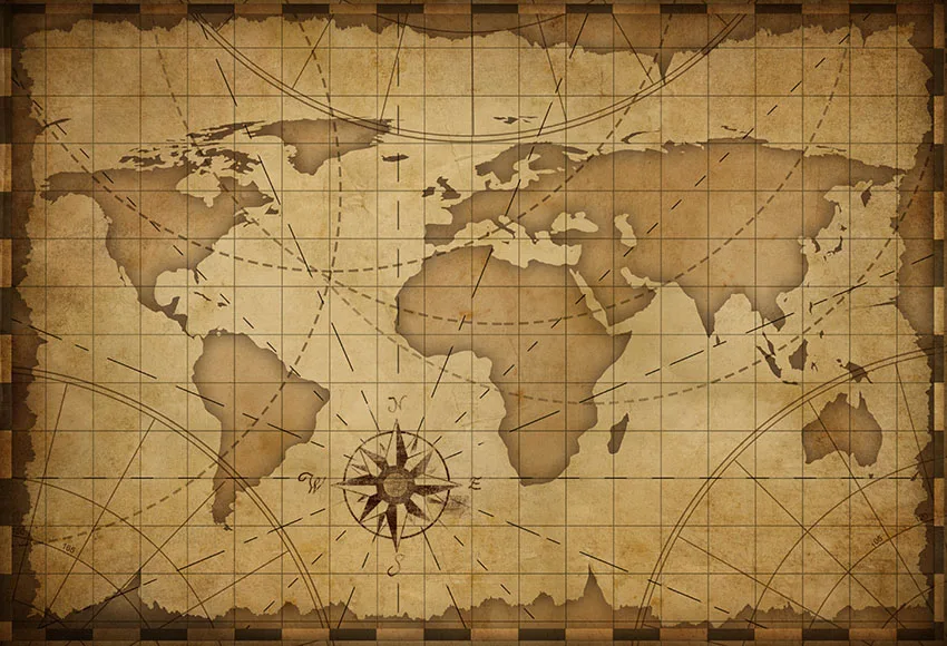 Ft X Ft Vinyl Photography Backdrop World Map World Map Wallpaper | My