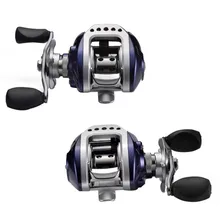 Рыболовная катушка 6,3: 1 11 подшипниковая катушка для приманки металлический съемный чехол Левая/правая наживка литая Рыболовная Снасть