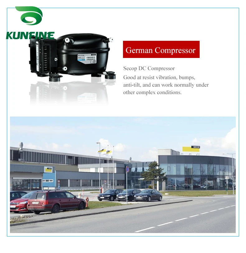 KUNFINE DC 12V24V 110-240V AC Car Refrigerator Multi-Function Fridge Compressor Vehicel Protable Refrigerator Freezer Cooler PDC-18-1 (5)