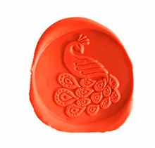 Vintage Peacock Crown Custom Picture Wedding Invitation Wax Seal Sealing Stamp Sticks Spoon Gift Box Set