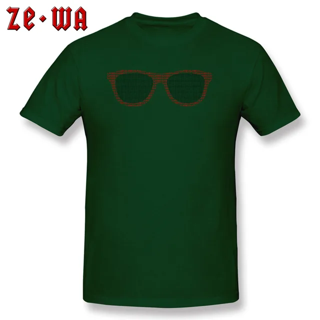 Buy Glasses Glasses Print T shirt For Man Guys White