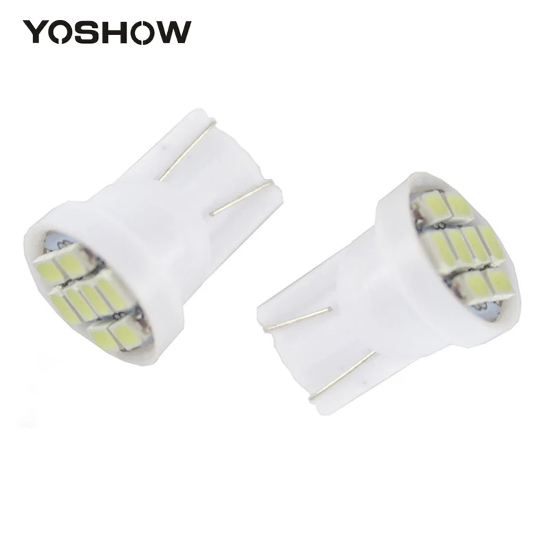 10 шт. светодиодный T10 1206 3020 8SMD W5W 194 168 192 авто Интерьер Клин 8 S SMD клин Освещение DC 12 В