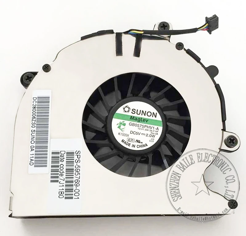 Вентилятор охлаждения для HP EliteBook 8540 w P cpu fan 100% новый подлинный вентилятор