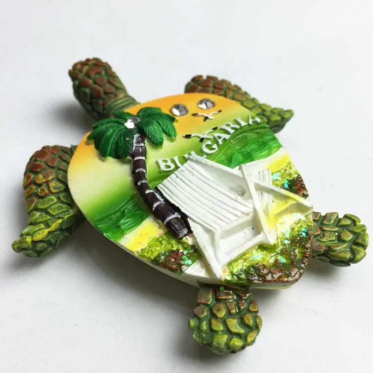 Европа Черное море Полный 3D болгарийская черепаха магнит на холодильник сувенир домашнее украшение аксессуары