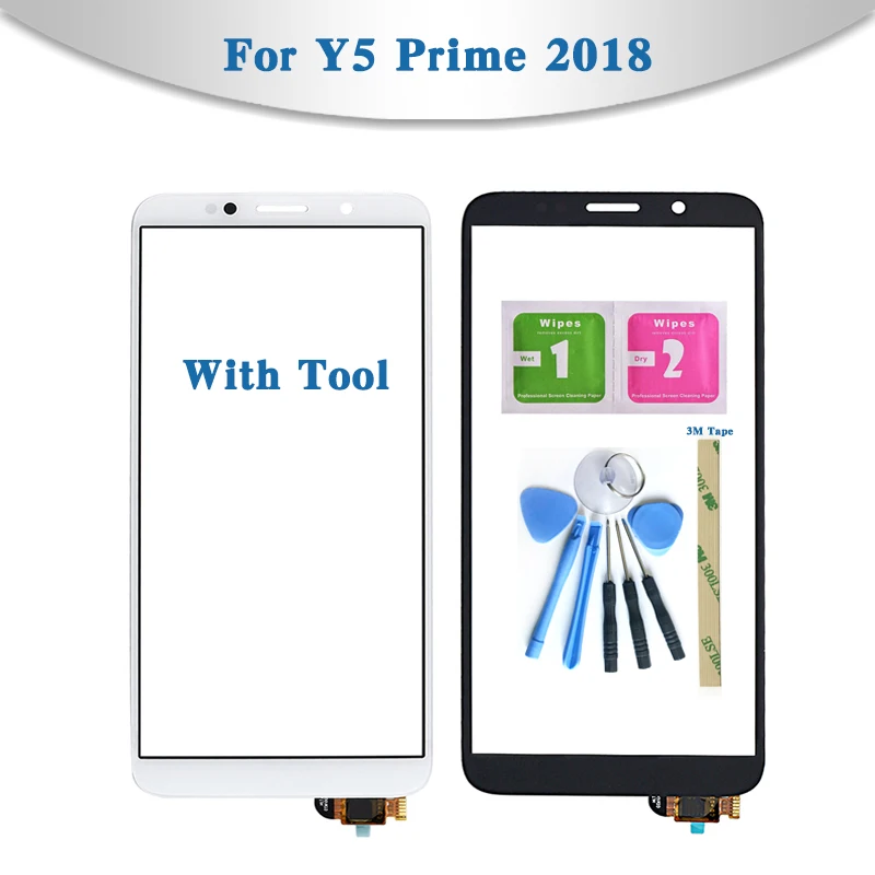 

High Quality 5.45" For Huawei Y5 PRIME 2018 DRA-L02 DUAL DRA-L22 Touch Screen Digitizer Sensor Outer Glass Lens Panel