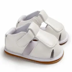 Летние для новорожденных Для маленьких мальчиков обувь из искусственной кожи для мальчиков детские мокасины Schoenen Впервые Уокер мягкой