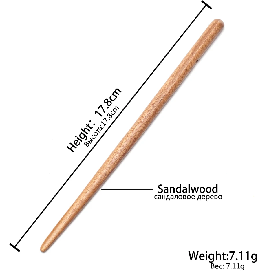 Натуральные винтажные ручные палочки для волос из старого сандалового дерева для женщин, китайская Шпилька, свадебные аксессуары для волос, минимализм, украшения для волос