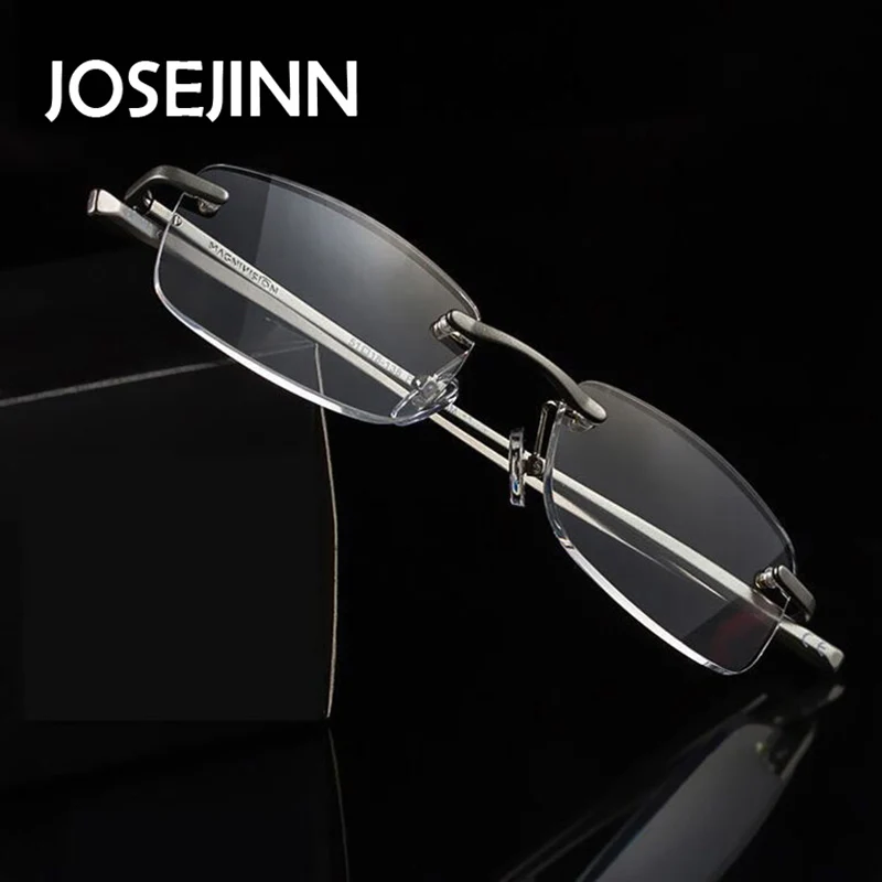 AL MG Frame fashion Reading Glasses Men Women Diopter Presbyopic