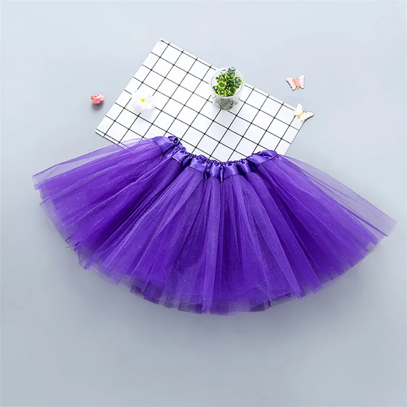 От 2 до 8 лет/новые детские юбки-пачки для девочек Одежда для маленьких девочек Рождественская яркая танцевальная балетная юбка принцессы бальная фатиновая юбка-американка A310
