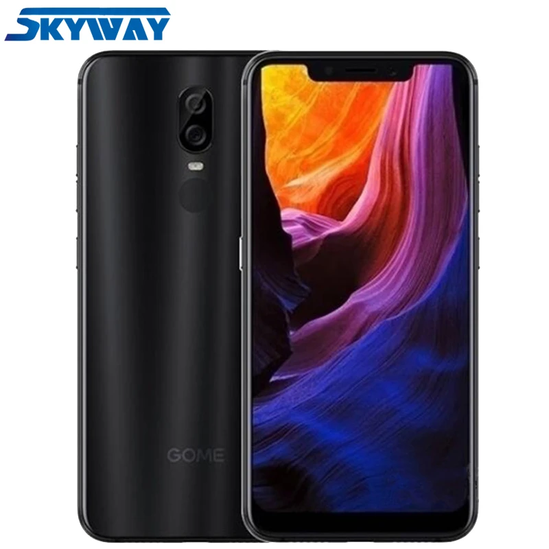 

Original GOME U9 6GB RAM 64GB ROM 6.18" 2160x1080 Screen Helio P23 Octa Core Face Recognition 16.0MP Cell Phone