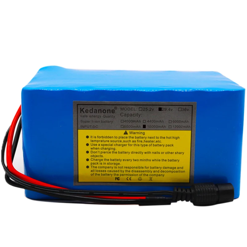 100% 24v 10ah 7S5P батарейный блок 15A BMS 250w 29 4 V 10000mAh аккумулятор для мотора инвалидной