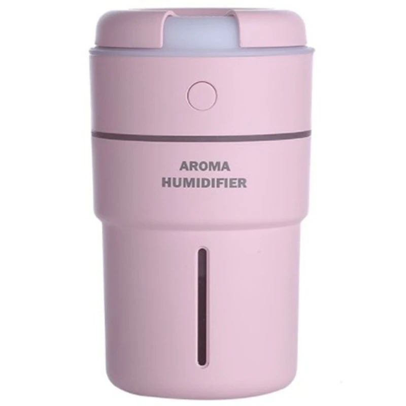 Pink Usb эфирные масла диффузор Арома увлажнитель воздуха автомобиля эфирные масла диффузер светодиодные лампы для дома - Цвет: Pink