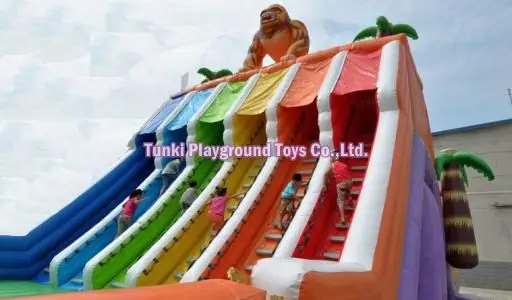 

high quality commercial giant used bouncer jump jumping pool kids inflatable water slide