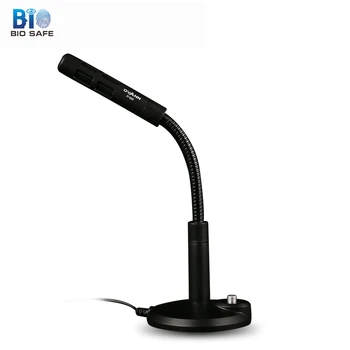 

[Bio Microphones] Portable Studio Speech Mini Wired Computer Microphone KTV Karaoke Mic with Holder for PC Laptop