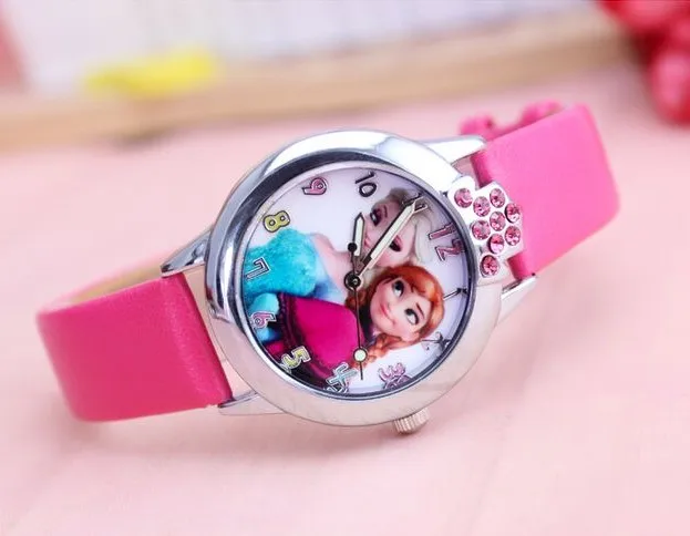 Best children watch Elsa Anna princess rhinestone cartoon watch Clever girl fash Best children watch Elsa Anna princess rhinestone cartoon watch Clever girl fash