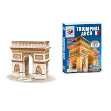 Новое поступление, 3D пазлы, Триумфальная арка, модель здания, мозговой тизер, Обучающие Развивающие игры, детская головоломка, игрушки на Рождество