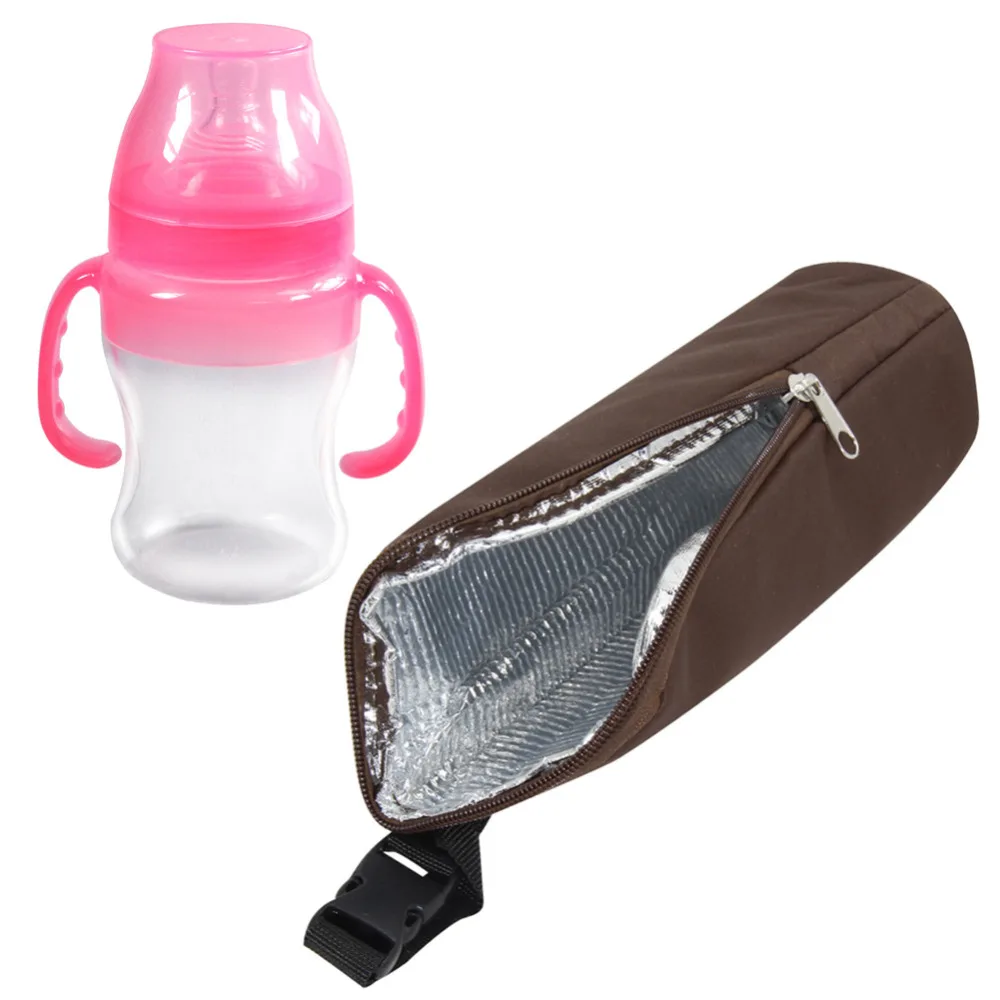 350ml Baby Bottle Insulation Holder Bag Water Warmers Baby Stroller Hanging Bags Travelling Kids Bottle Organizer Bag Baby Care