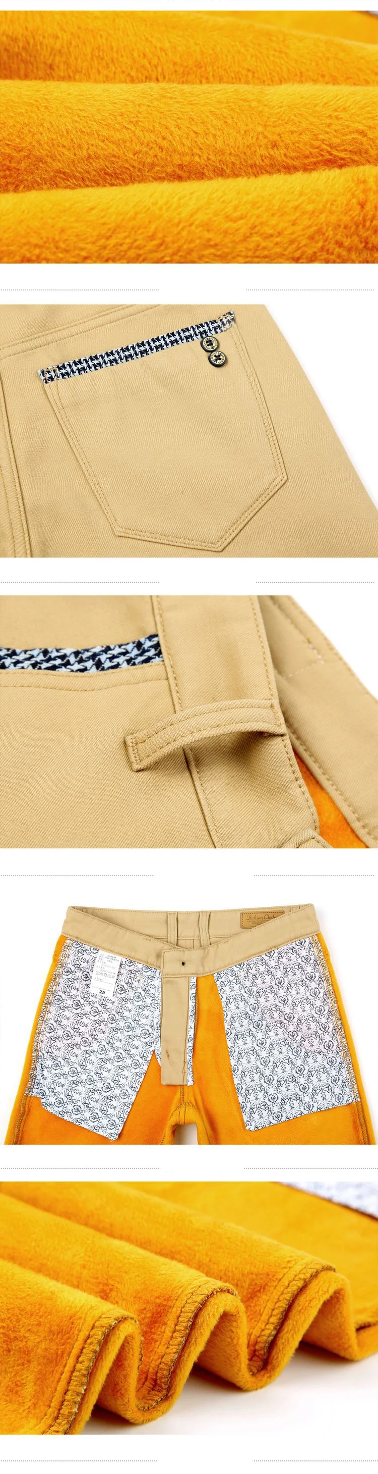 Повседневные зимние мужские штаны из флиса, теплые вельветовые Мужские штаны, длинные брюки, 4 цвета, большие размеры 28-38
