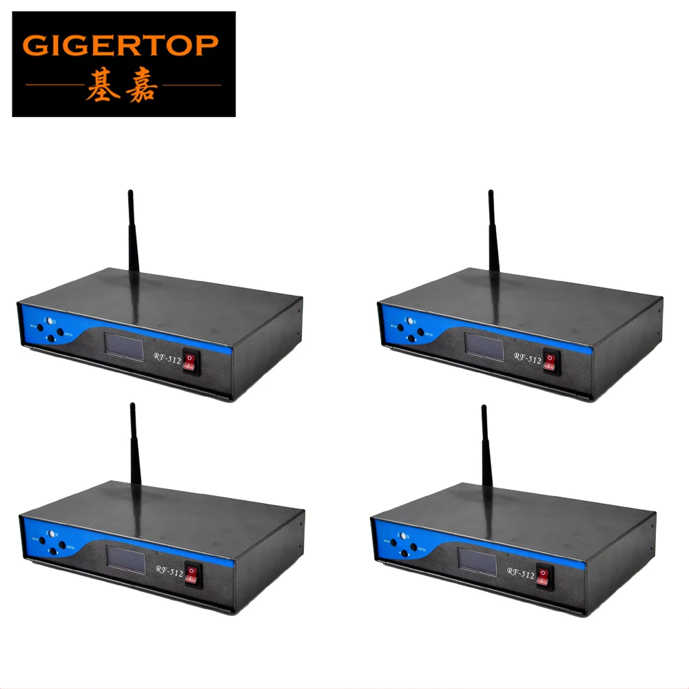

Freeshipping 4 Pack 2.4G Wireless Led Stage Lighting RS485 Transmitter Receiver Range 250-350m SMA model socket antenna 127CH