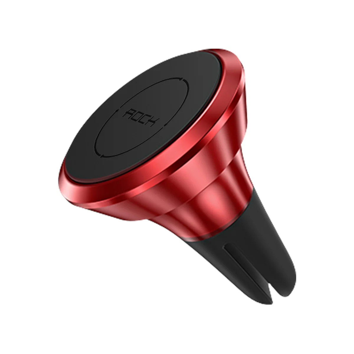 Магнитный автомобильный держатель, Rock Универсальное крепление на приборную панель для iPhone X 8 7 Автомобильный держатель для телефона для samsung S9 S8 подставка для мобильного телефона - Цвет: A Air Vent Red