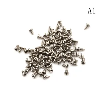 

2x6/8/10mm Screws Nuts M2 Flat Round Head Fit Hinges Countersunk Self-Tapping Screws Wood Hardware Tool