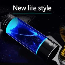 SPE/PEM богатый водородный водонагреватель электролиза энергии водородный богатый антиоксидант черный Usb Перезаряжаемый двойной слои стекло